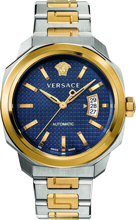 versace dylos watch silver|Versace Men's 'Dylos' Automatic Stainless Steel Casual Watch, .